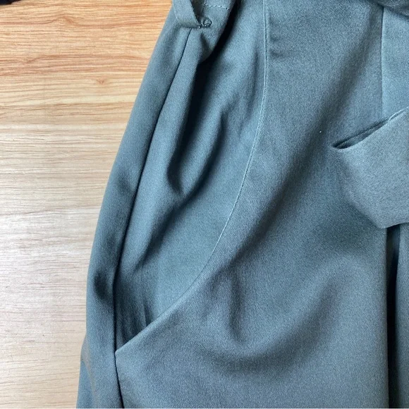 CITY CHIC 'Uptown Girl' Deep Sage Black Belted Midi Dress Plus Size XL AU 22 - Picture 13 of 13